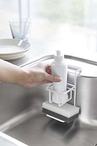 高価値セリー スポンジホルダー スポンジラック W25xd10xh9 5cm タワー キッチンスポンジ洗剤置き 置き型 キッチン収納 キッチン小物 水切り機能 白 Eidexgroup Com