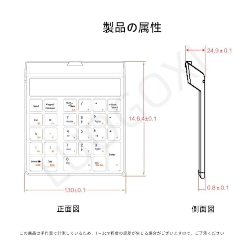 電卓 テンキー 2