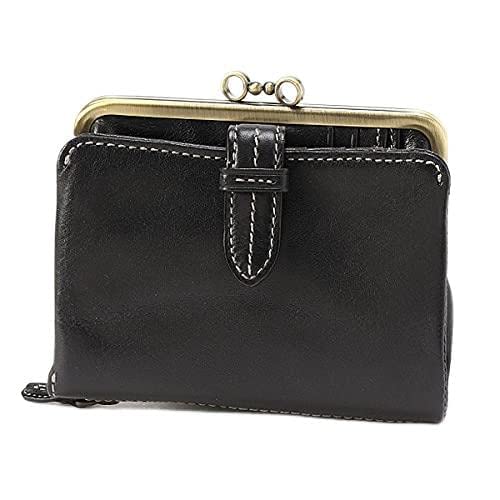 Y's 二つ折り財布 がま口 レザー ブラック ワイズ 二つ折り財布 がま口 レザー ブラック 【希少】 Y's 財布