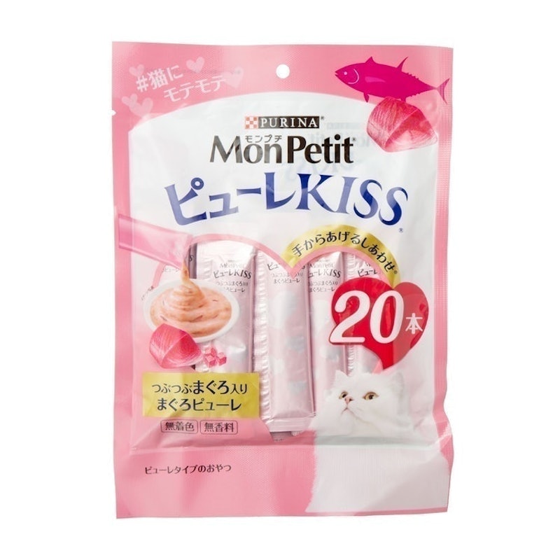 モンプチ ピューレキッス つぶつぶまぐろ入り まぐろピューレ 20本入り 1