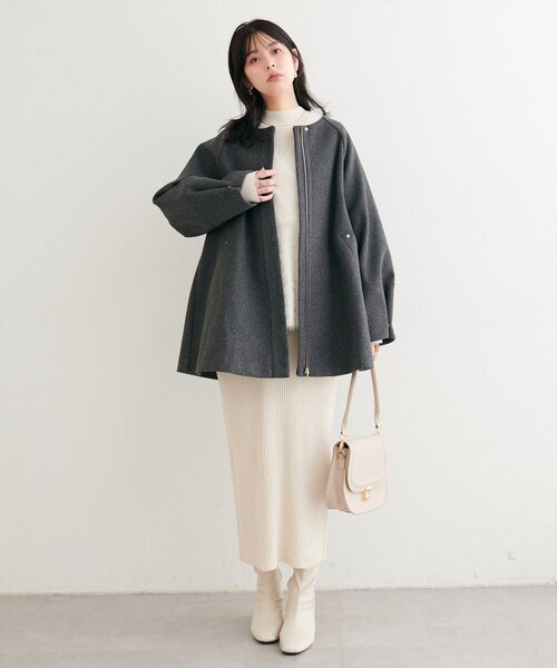 osono 2WAYノーカラーコート 15