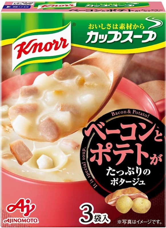 クノール カップスープ ベーコンとポテトがたっぷりのポタージュ 1