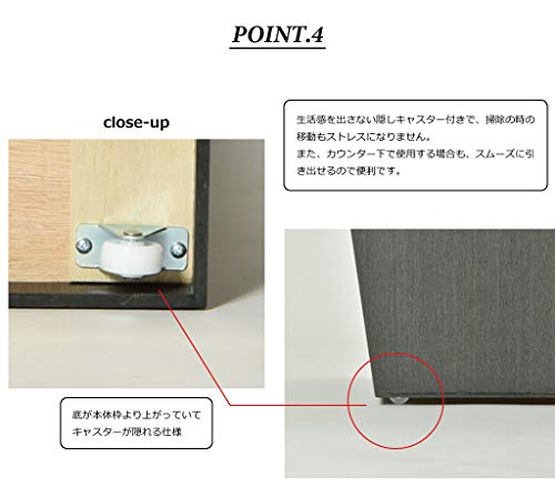 ひのき張りサイドテーブルBOX 7