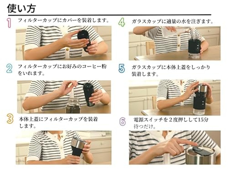 コールドブリューコーヒーメーカー 7
