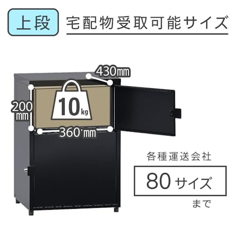 二段宅配ボックス レシーボ 4