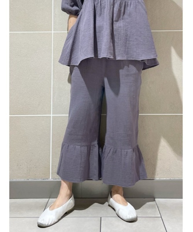 マタニティガーゼロングパンツ 2