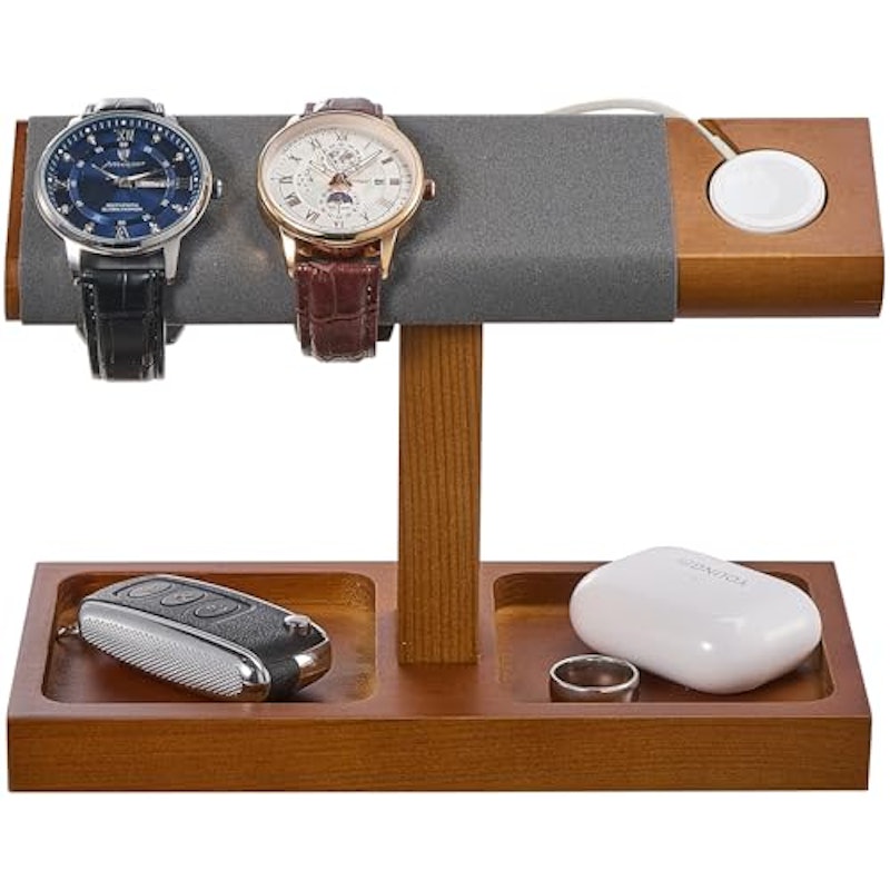 Wooden T-Bar Watch Display Stand 1
