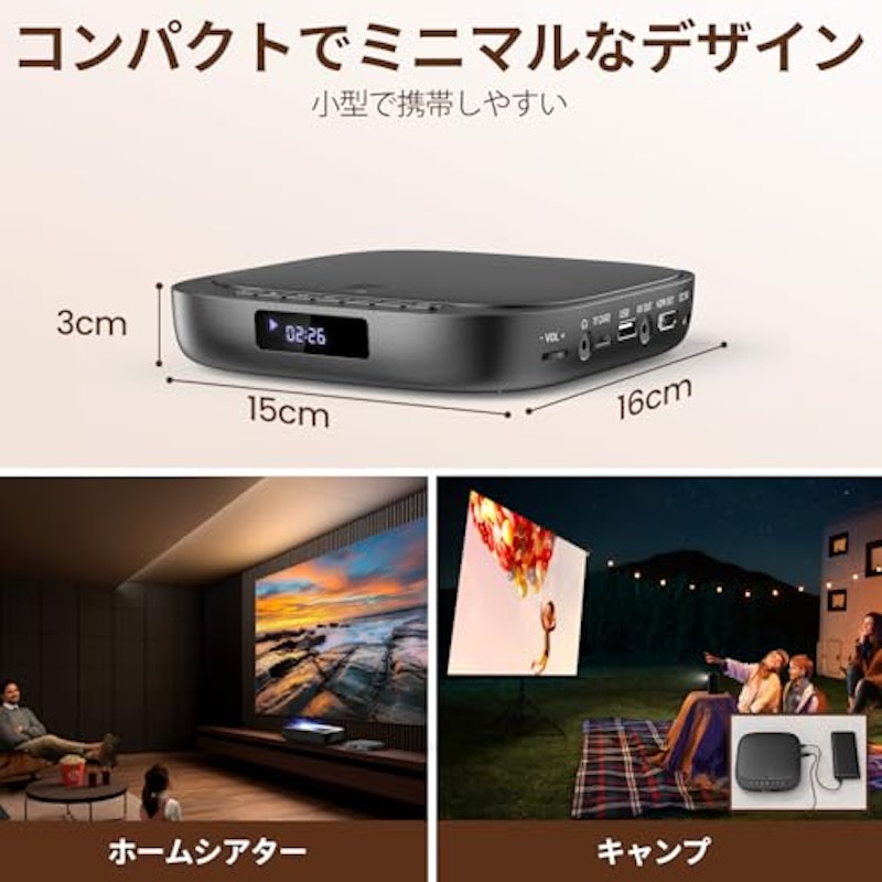 ミニDVDプレーヤー 6