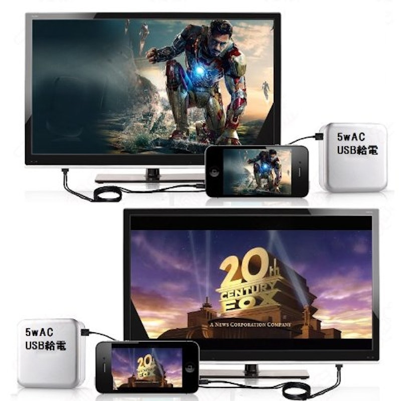 MicroUSB to HDMI/USB 変換ケーブル 3