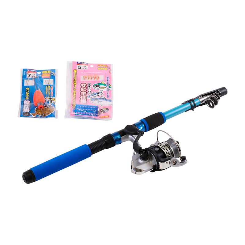 釣りセット 2.1m 釣り竿セット スピニングリール 釣り餌 フック 釣りセット 2.1m 釣り竿セット スピニングリール 釣り餌 フック