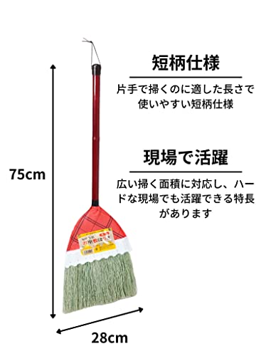 座敷ほうき　短柄（カバータイプ） 2