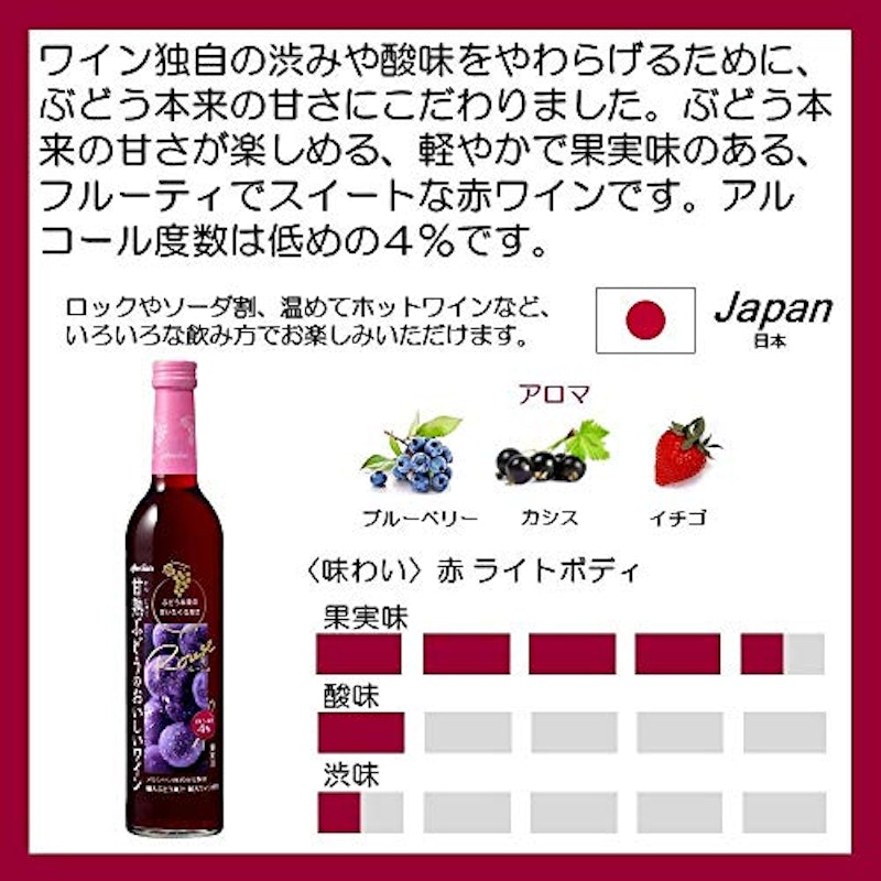 甘熟ぶどうのおいしいワイン&ギュギュッと搾ったサングリア 6本セット 2