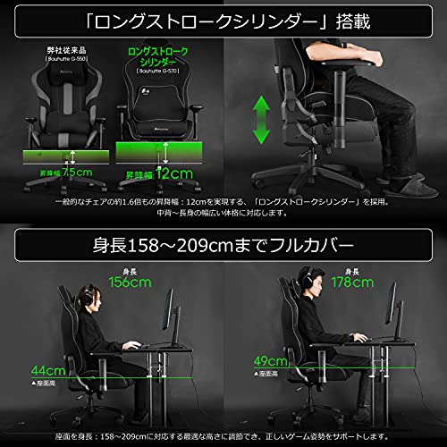 Bauhutte ゲーミングチェア 4