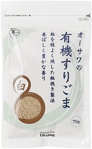 オーサワの有機すりごま 白 1
