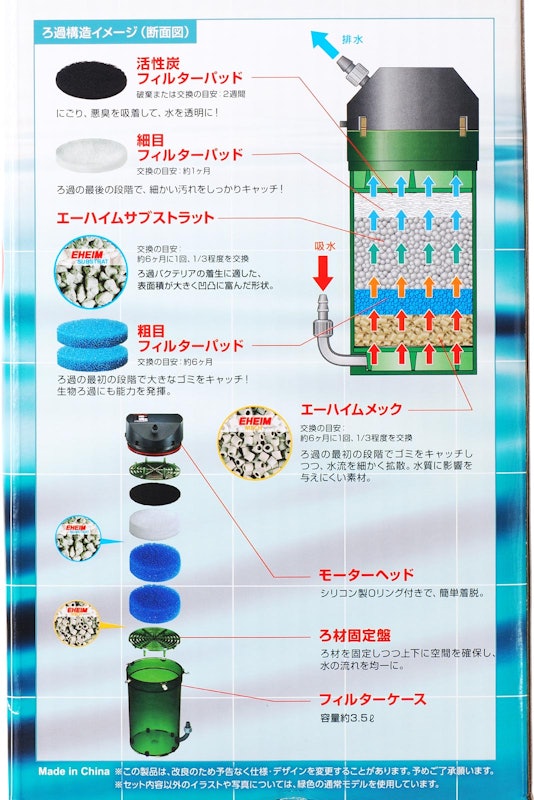 エーハイム クラシックフィルター 2