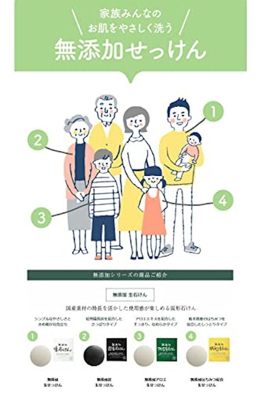 無添加はちみつ生石けん 3