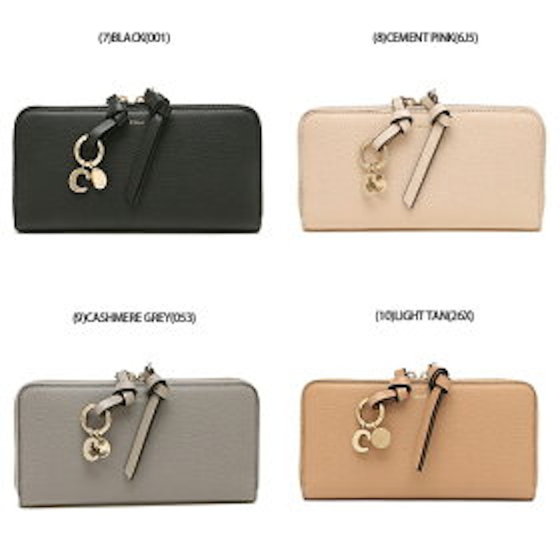 Chloe ALPHABET ZIP ROUND LONG WALLET 2