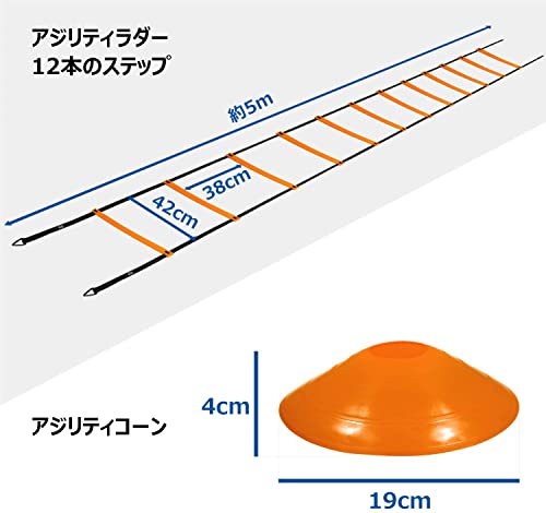 アジリティラダートレーニングセット コンボ 2