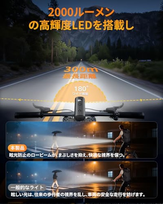 自転車ライト 2
