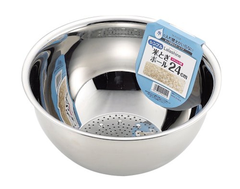 ステンレス製シンプル米とぎボール 1