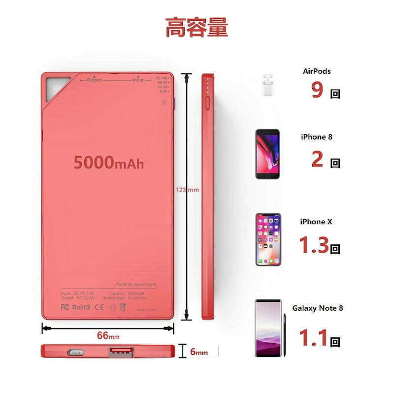 モバイルバッテリー 4
