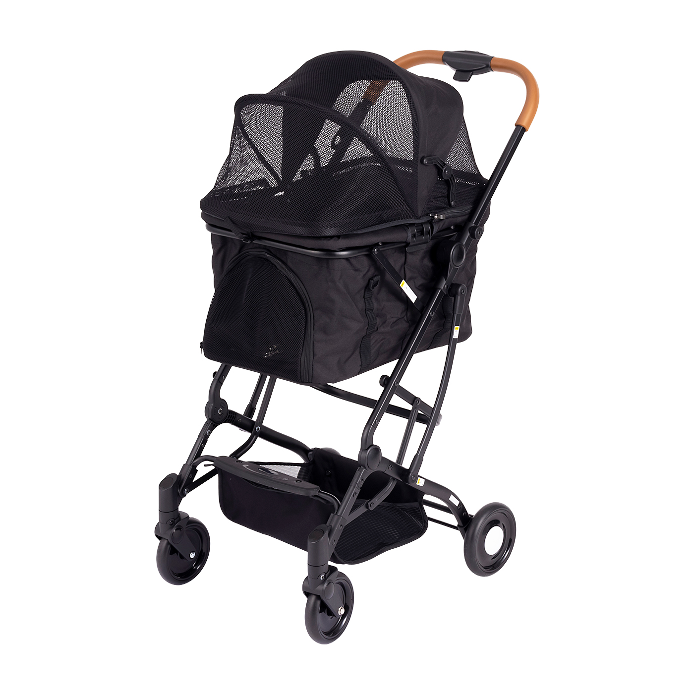 ペットカート ブラック カーキ 折りたたみ式　かわいい ペットカート ブラック カーキ 折りたたみ式 かわいい 犬 カート 多頭