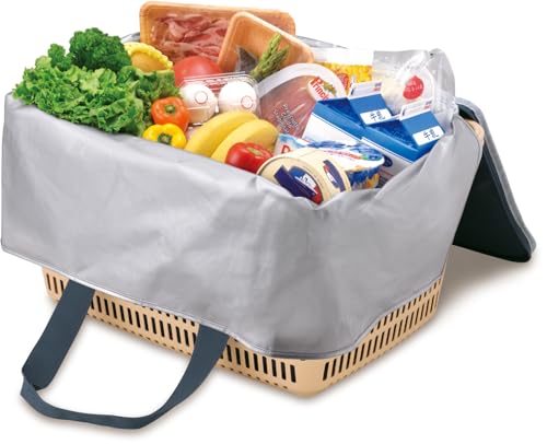  保冷買い物カゴ用バッグ 25L ナイトグレー 5