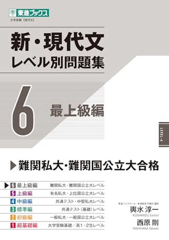 新・現代文レベル別問題集 6 最上級編 1