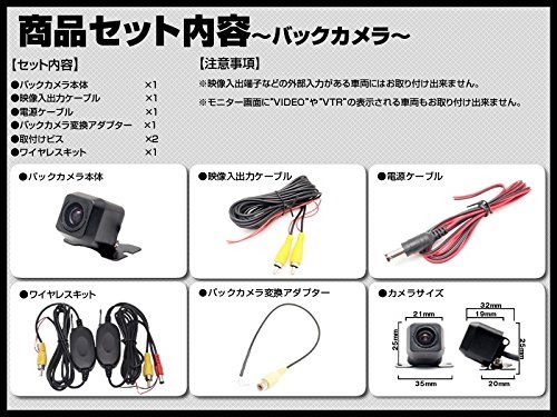 アルパインナビ対応 CCDバックカメラ＆フロントカメラ＆埋込型サイドカメラ セット 3