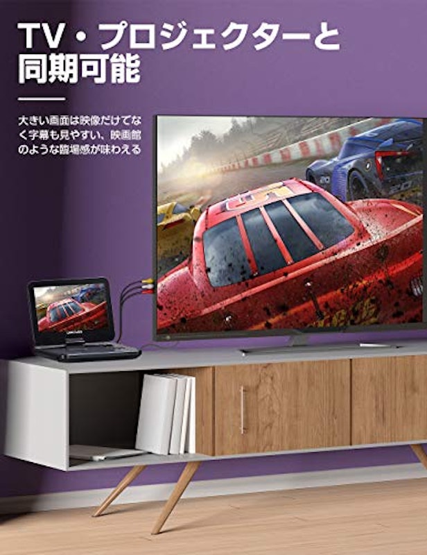 ポータブルDVDプレーヤー 12.5型 3