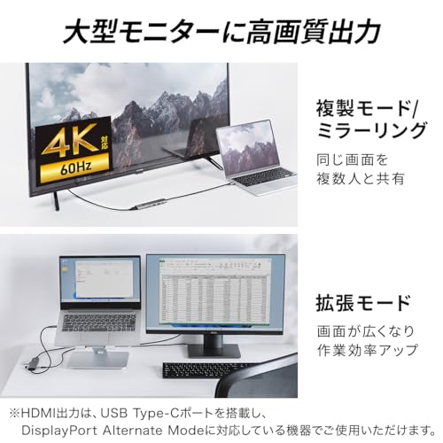 Type-C ドッキングステーション 4