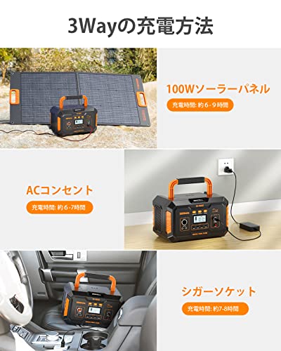 ポータブル電源500Wh | バッテリー充電器 | スマートフォン