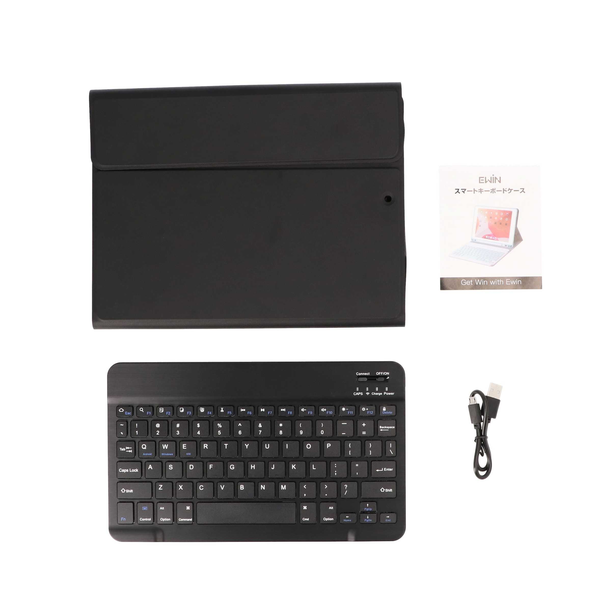 Ewin iPad Bluetoothキーボードケースを検証レビュー！iPad用