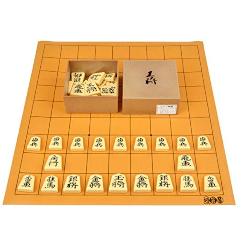 マット将棋盤セット(プラ将棋駒王将) 1