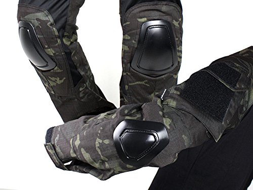 サバゲー用ニーパッド ブラック Amazon | SHENKEL CRYEタイプ ニーパッド G2 BK ブラック 膝
