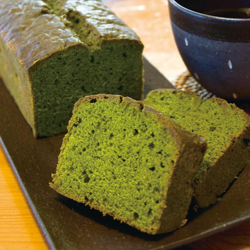 お茶屋の宇治抹茶ゼリー2個と宇治抹茶とブランデーのパウンドケーキ詰合せ 3