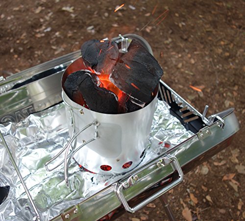 大型火消しつぼ 火起し器セット 5