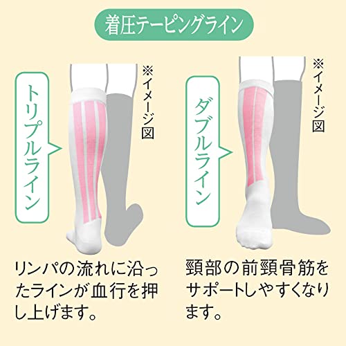 リンパ促進テーピング着圧ソックス 6