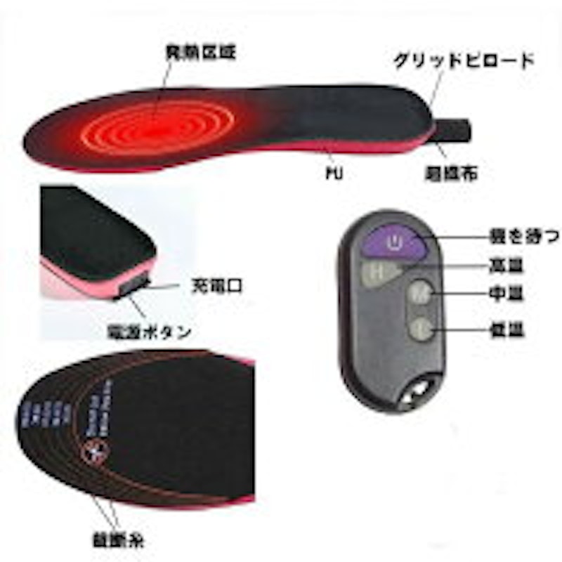 電熱インソール 3