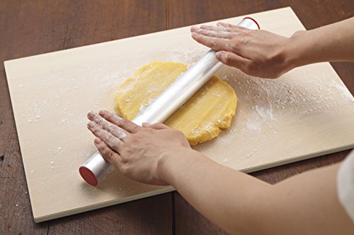 アルミ製で洗いやすい 生地がダレない冷やせるめん棒 3