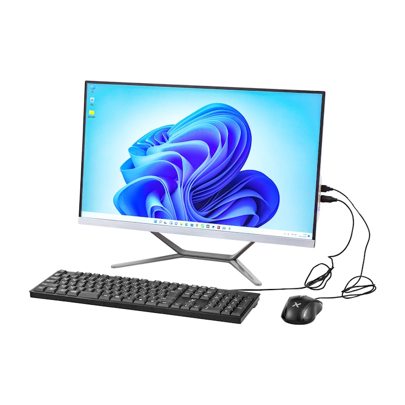 送料無料 一体型PC 画面タッチ機能搭載 高速SSDドライブ HDMI入力機能