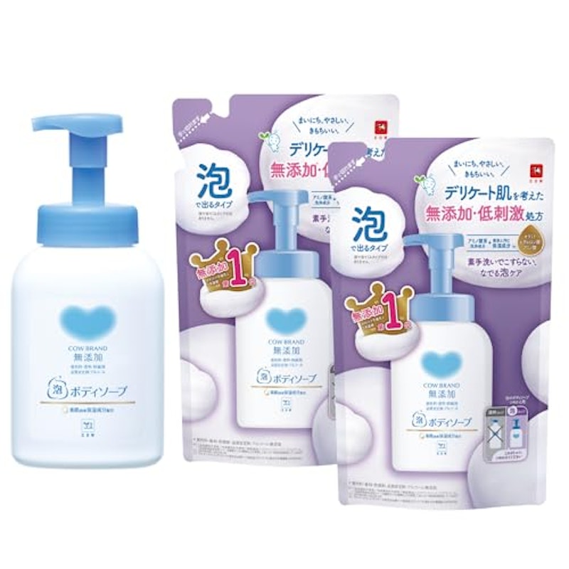 無添加 泡のボディソープ 1