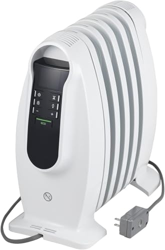 ミニオイルヒーター TEKNOS（テクノス） ミニオイルヒーター TOH-363 ホワイト 5枚フィン
