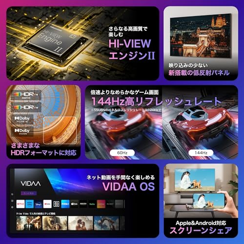 4K液晶テレビ 5