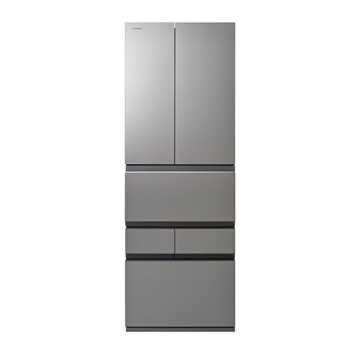 1182 設置まで対応　新生活　東芝　大型冷蔵庫　6 ドア タッチパネル 508L 6ドア冷蔵庫（アッシュグレージュ） | 東芝 | GR-Y510FZ-ZH