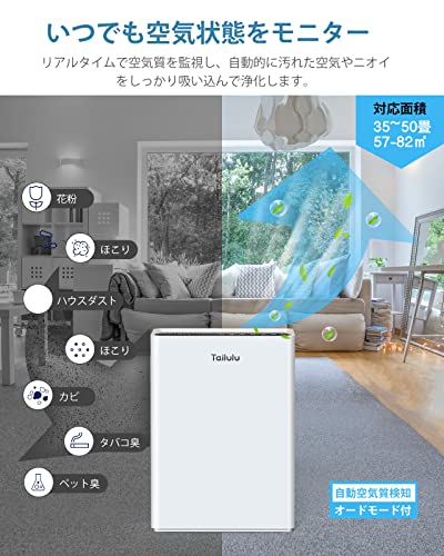 Tailulu 空気清浄機 HQZZ-260を検証レビュー！空気清浄機の