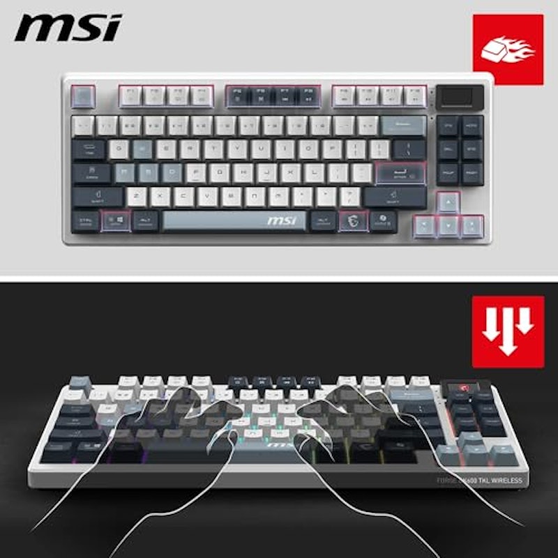 FORGE GK600 TKL WIRELESS SKY 3