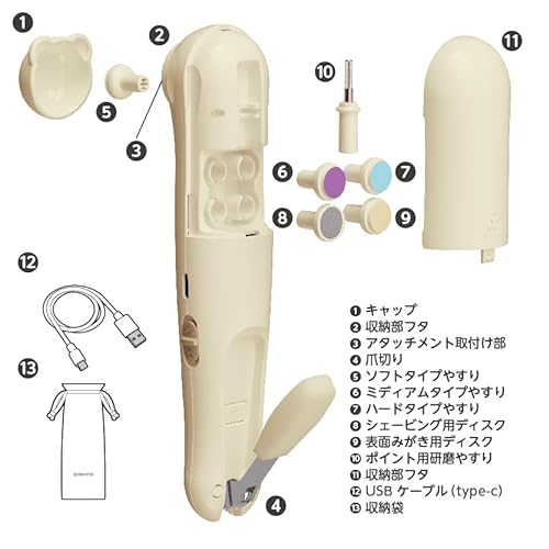 2wayネイルケアセット 13