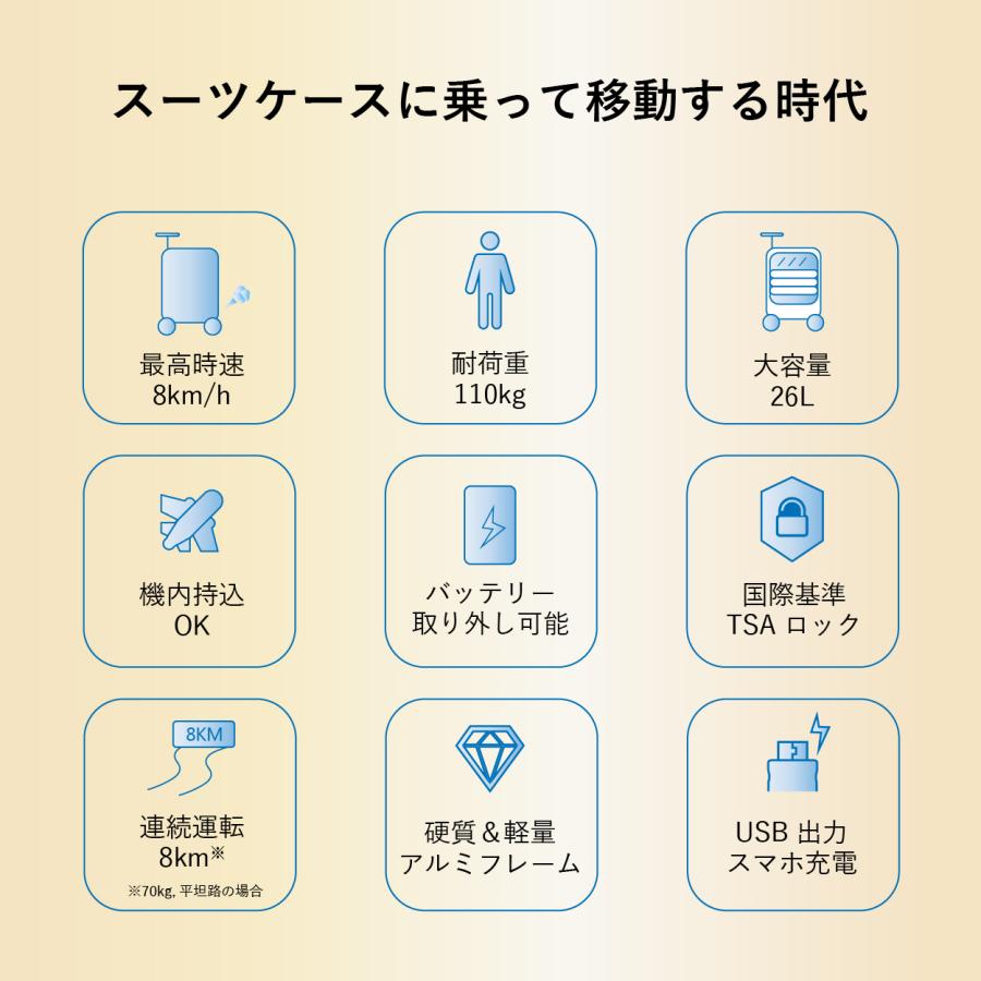 Airwheel 電動スクーター型スーツケース 3