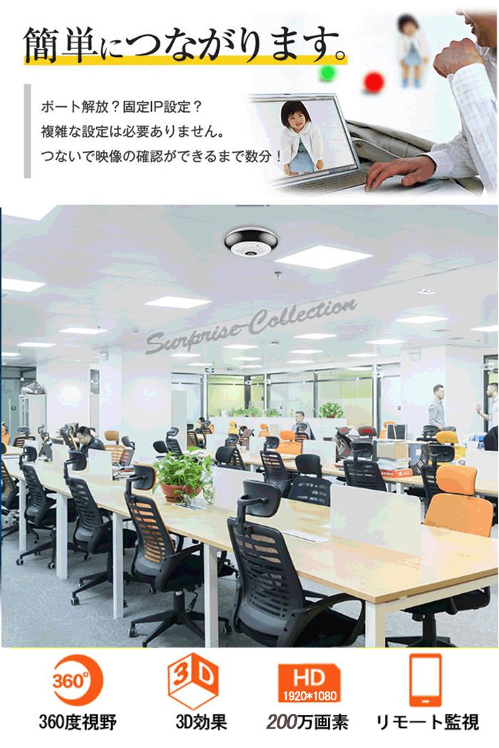 Wifiネットワークカメラ 2